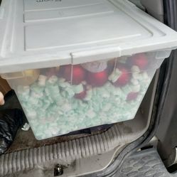 Tote Full Of Glass Bulbs