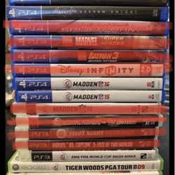 PS4, PS3, XBOX 360 games