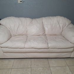 Leather sofa