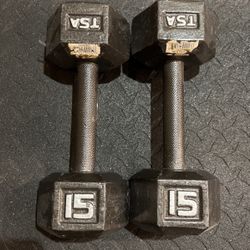 15lbs Dumb bells