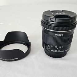 Canon EF-S 10-18mm f/4.5-5.6 IS STM