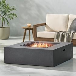Modern Concrete Fire Pit