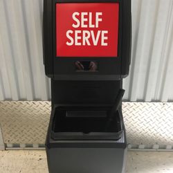 Gas Station Windshield Washing Station