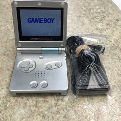 Nintendo GameBoy Advance SP AGS-101 Pearl Blue With Charger (70503180)