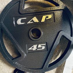 Cap 45 Ib Weight Plate 
