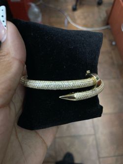 Nail Bangle Bracelet