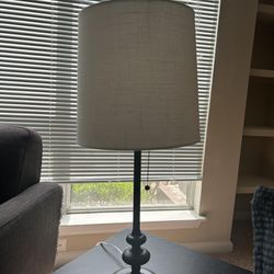 Black Lamp With Shade
