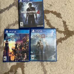 Three PS4 Games