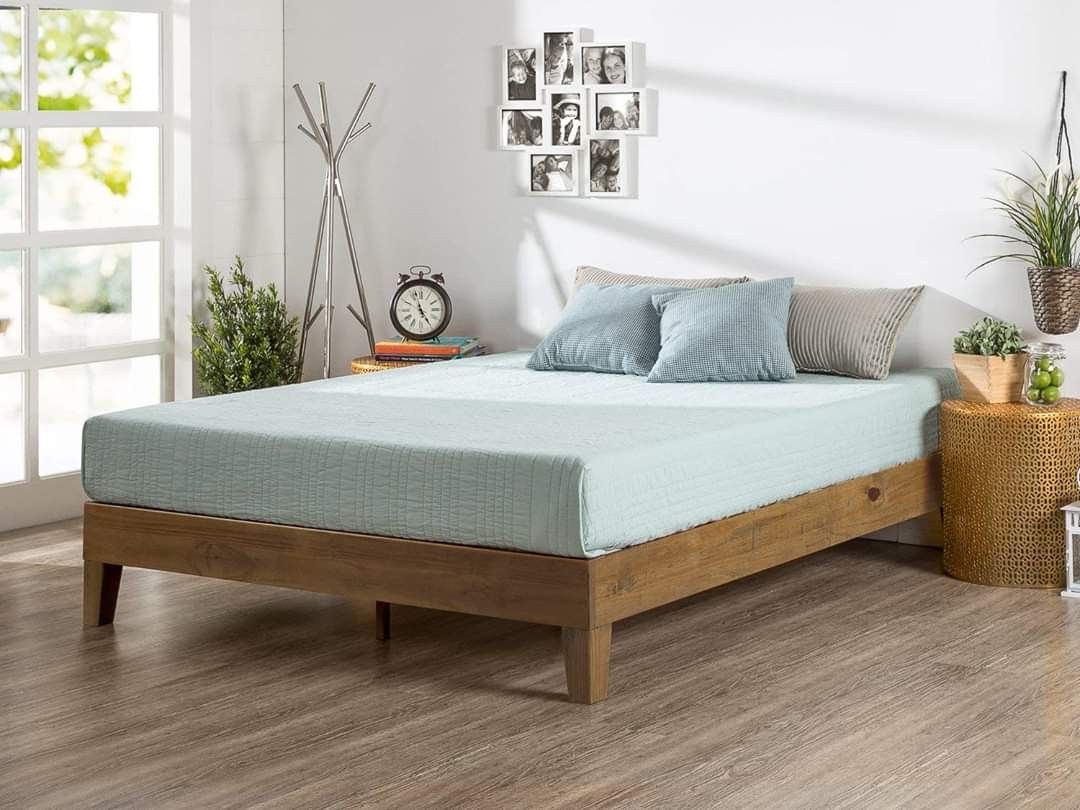 Brand new queen bed frame wood pine brand new in box