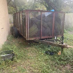 Trailer 18 Foot Needs Flooring Also Back Axle Which I Have The Axle Just No Way To Put On 