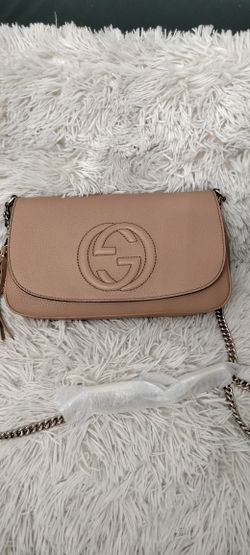GUCCI SOHO Leather Chain Shoulder Bag Crossbody Bag

