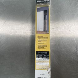 Prime Line  96in Galvanized Steel Bypass Closet Door Track Kit 