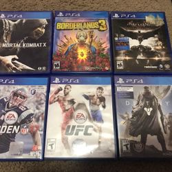 PlayStation 4 Games! 