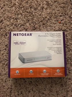 Netgear 8-Port Gigabit Switch ports