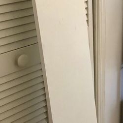Wood Shelf and Shelf Brackets (2)