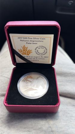 Canadian 2017  silver 20$ .9999 coin
