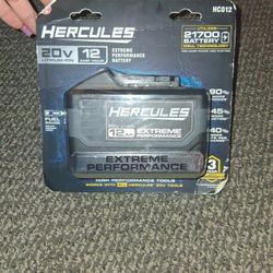 Hercules 20V Lithium-ion 12 Amp Hr Extreme Performance Battery