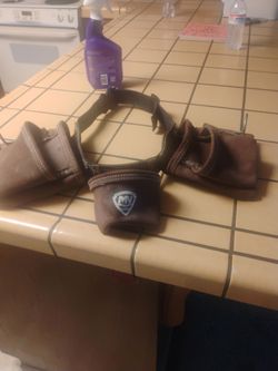 Leather tool belt