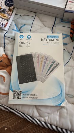 Bluetooth Keyboard Rechargeable Wireless