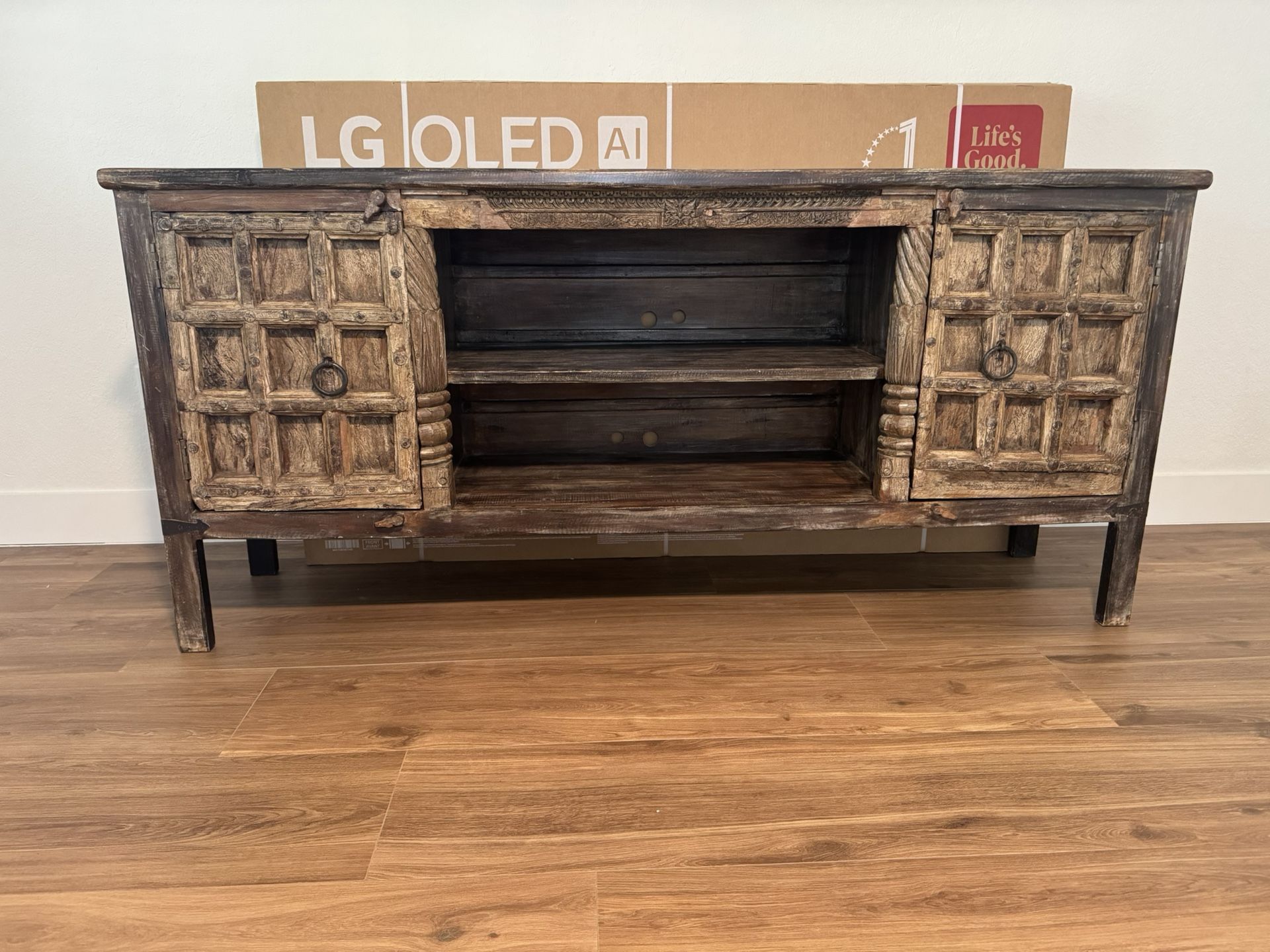 Solid Wood Console Table - Indonesian