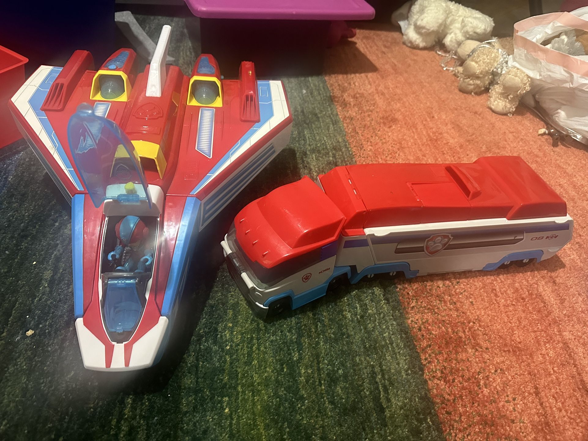 2 Paw Petrol Toys