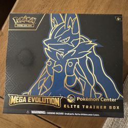 Pokémon Center Mega Evolution Elite Trainer Box Mega Lucario Mega Evolution