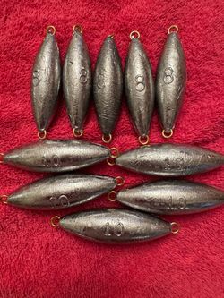 8 & 10 oz Fishing Sinkers