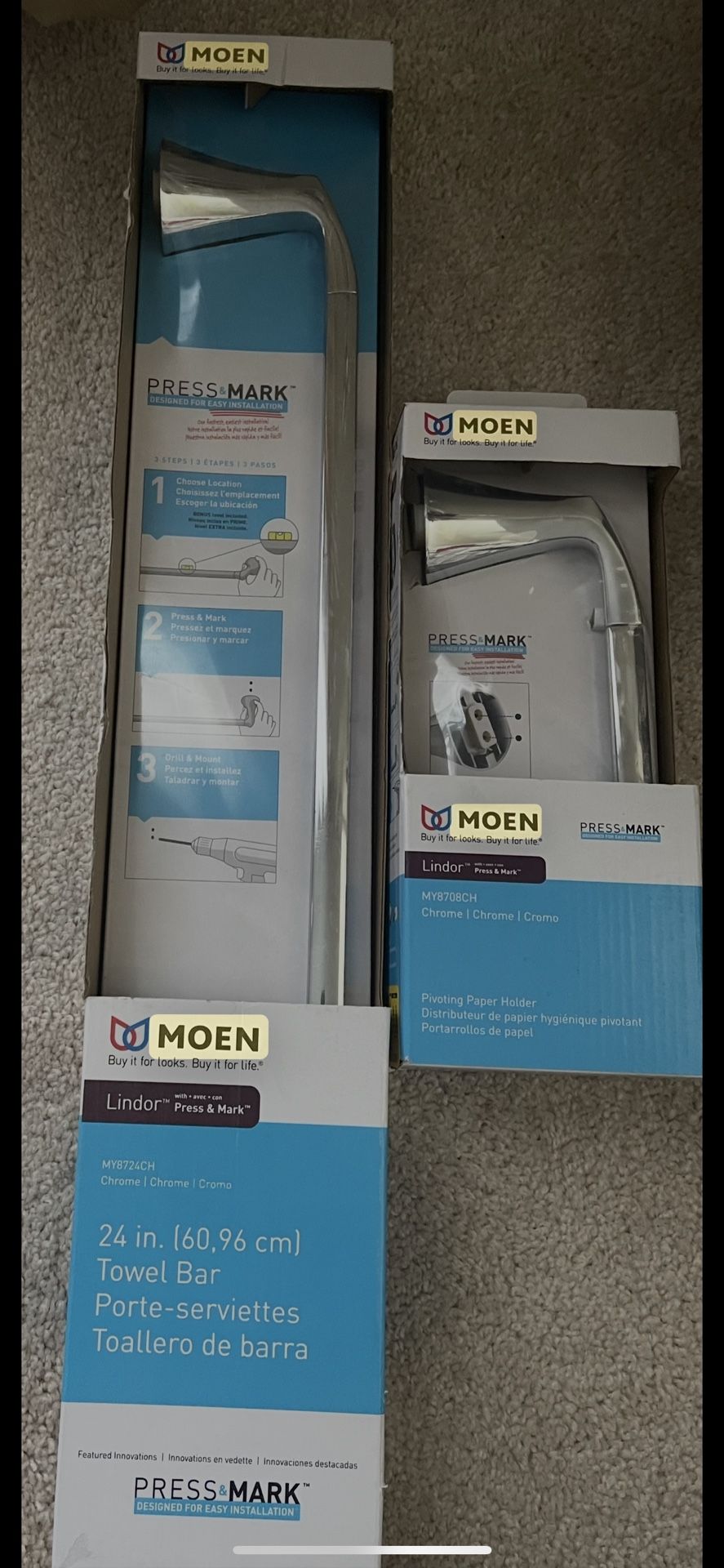 New Delta Bathroom Fixtures -Set