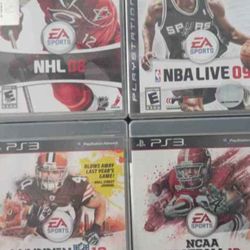 4 Playstation 3 Sports Games 