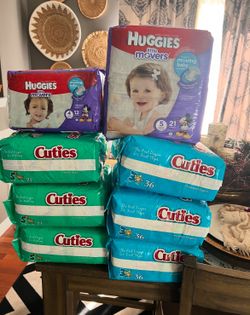 Pampers Size 3,4,&5