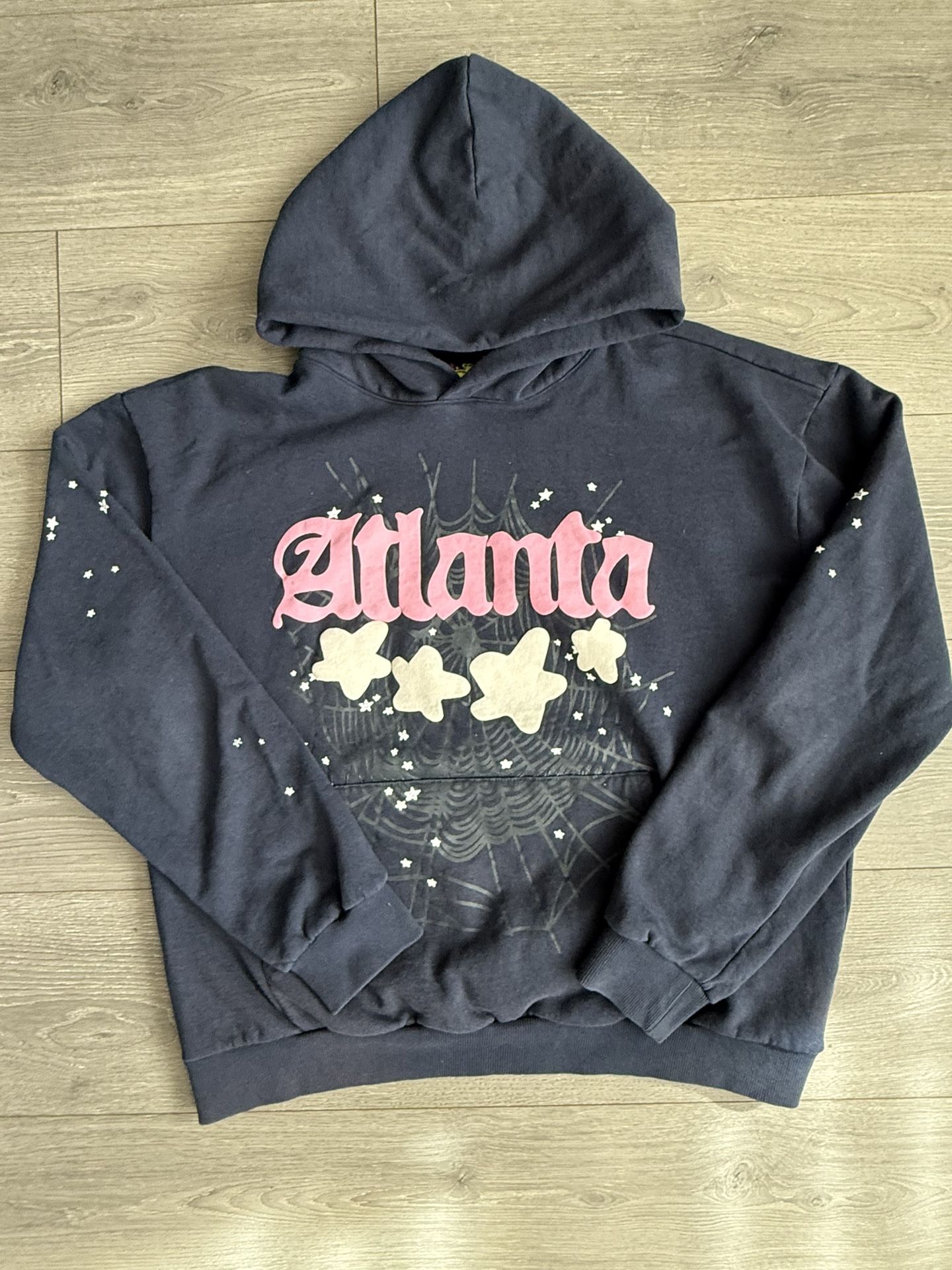 Atlanta Navy Blue Sp5der Hoodie