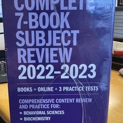 MCAT Complete 7-Book Subject Review (Kaplan 2022–2023)