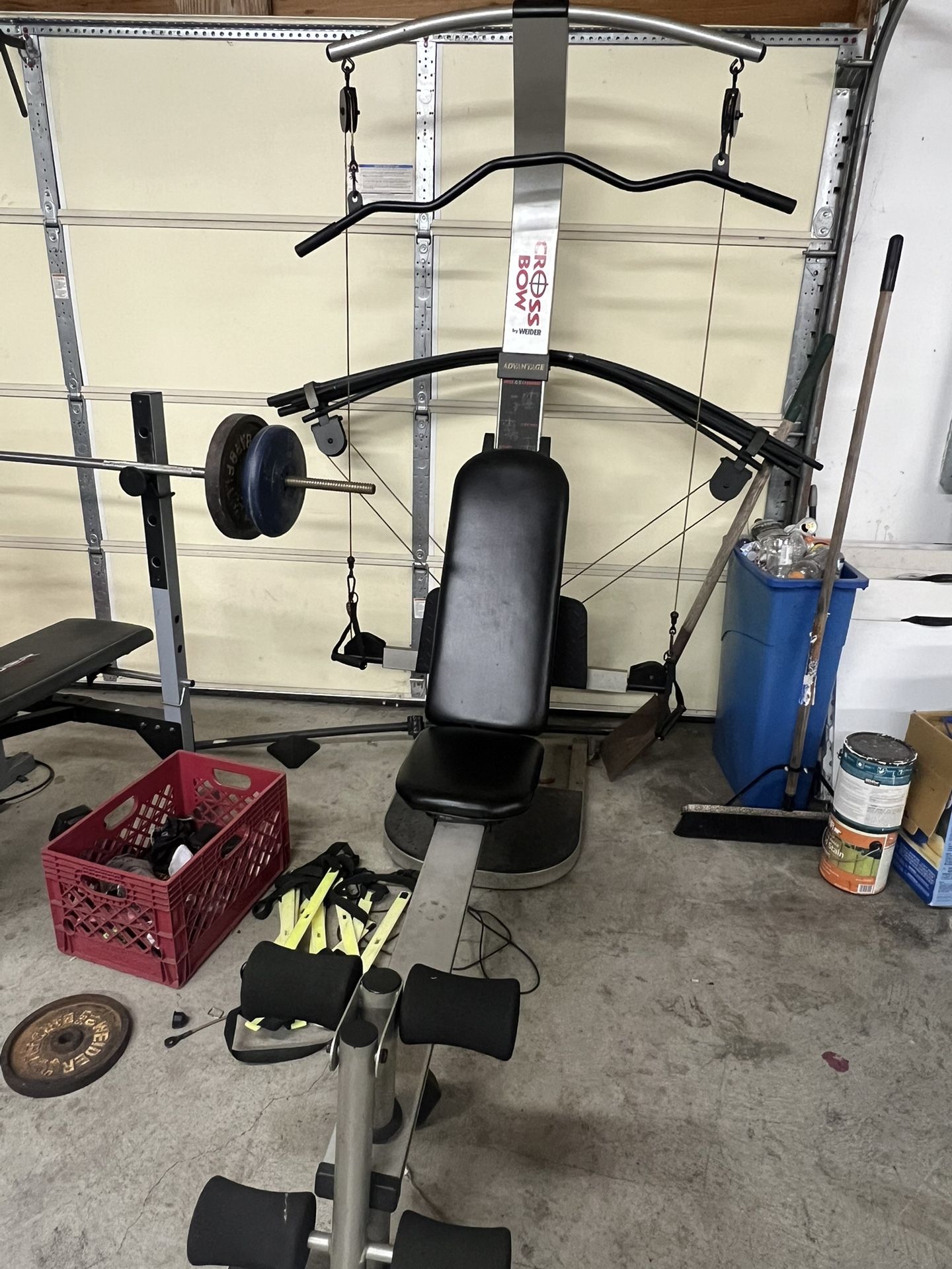 Chest Press, row, Butterfly