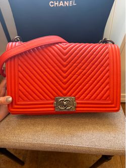 Authentic Chanel Boy Bag