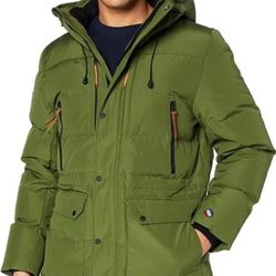 Superdry Expedition Down  Parka Coat, Removable Hood. Men's Size Medium