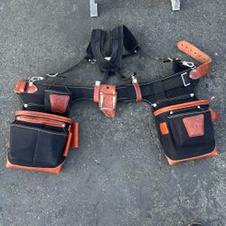 Occidental Leather Tool Bag W/ Suspenders