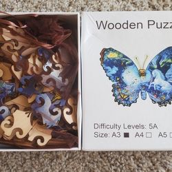 Butterfly Wooden Jigsaw Puzzle