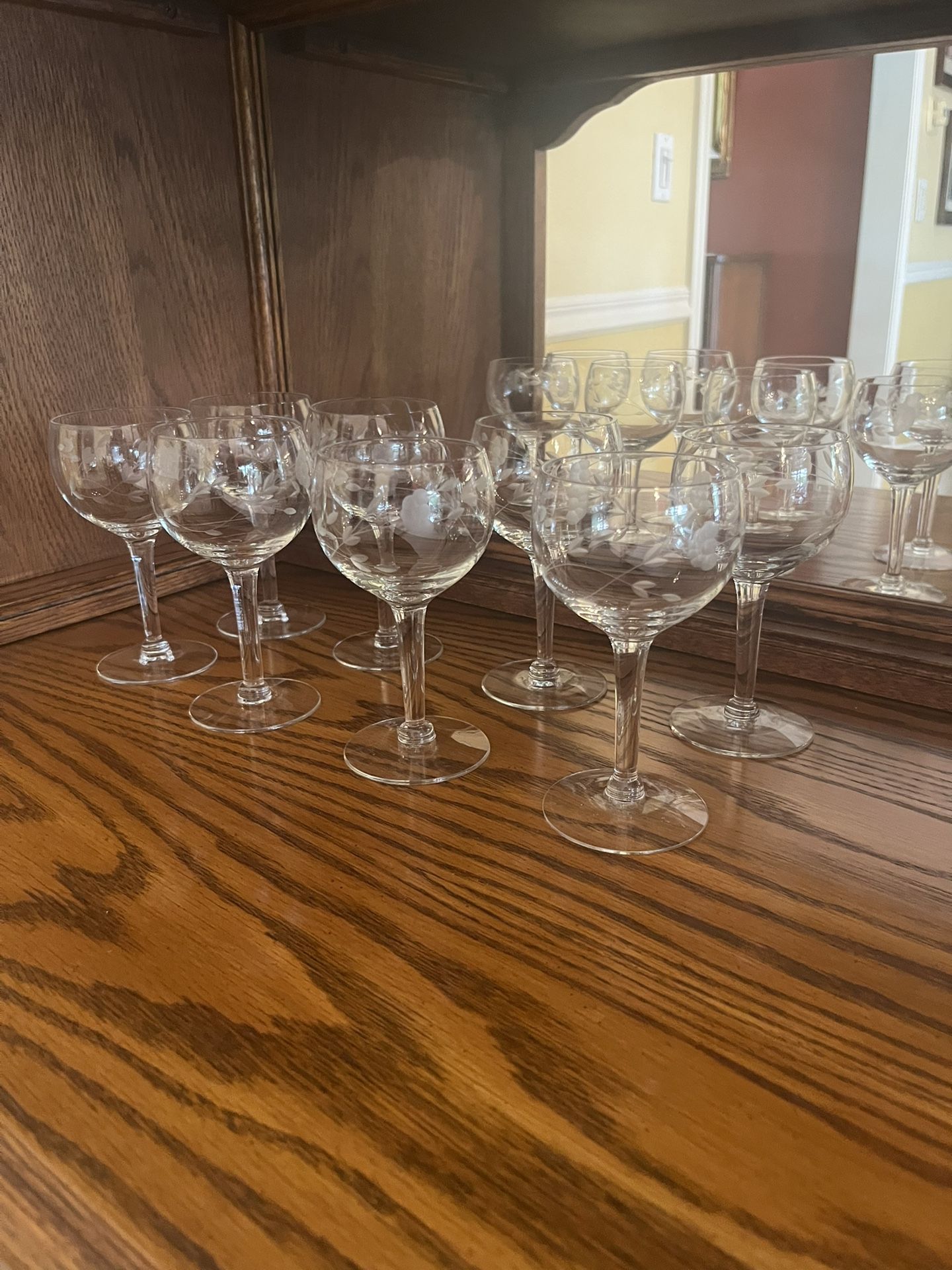 Princess House Heritage 5” Wine Glasses