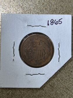 1865 US Two-Cent Piece