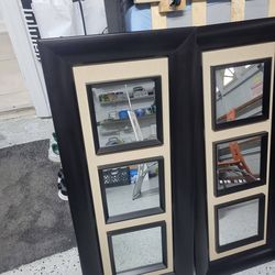2 Decorative wall mirrors