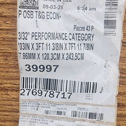 Plywood Tounge And Groove 4x8