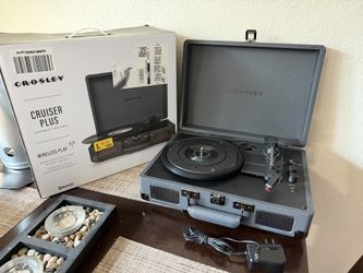 Crosley Cruiser Plus Portable Turntable – Bluetooth Record Player
