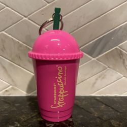 Starbucks Pink Frappuccino Keychain
