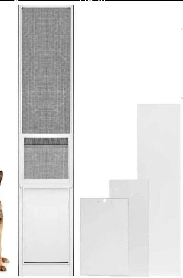 X Large pet Door for Sliding Glass Door - Pet Door for Patio Slider Insert, 