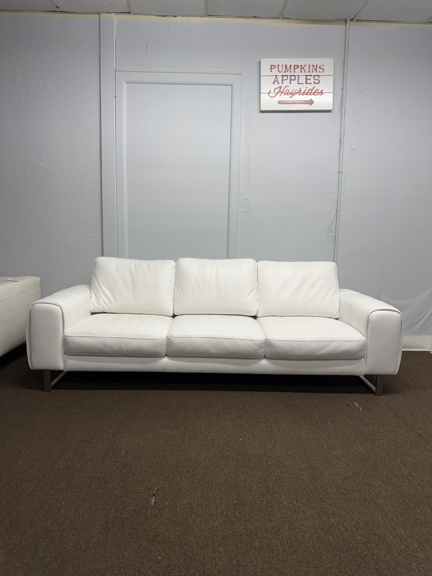 🔥Scan Design White Luxury Leather🔥 