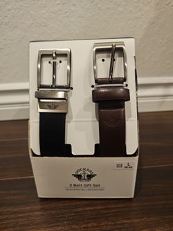 Dockers 2-Piece Belt Gift Set Size Large fits 38-40
