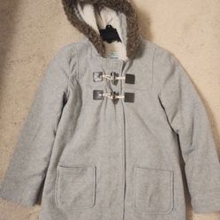 Old Navy Girls XL Hooded Toggle Coat 14
