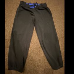 Women’s Large Calvin Klein Performance black joggers pants bottoms long loose