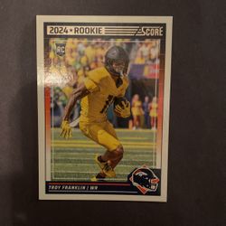 Troy Franklin Rookie 2024 Score #343
