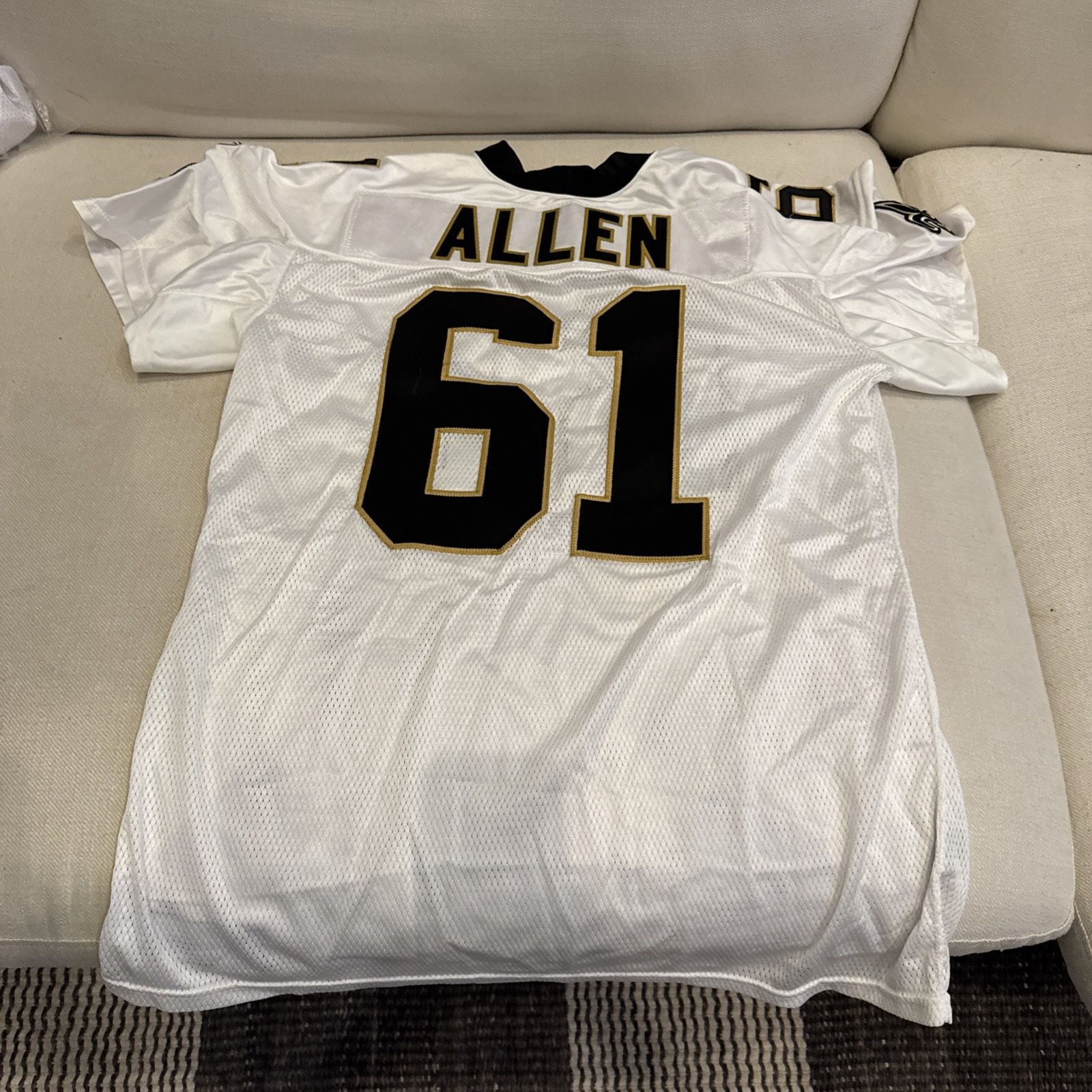 Roger Allen #61 NO Saints Team Player Issued & Worn Jersey NFL Missouri Western